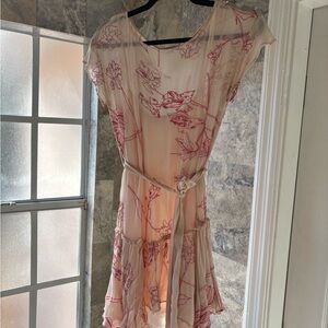 All Saints Sara Verity Embroidered Floral Dress